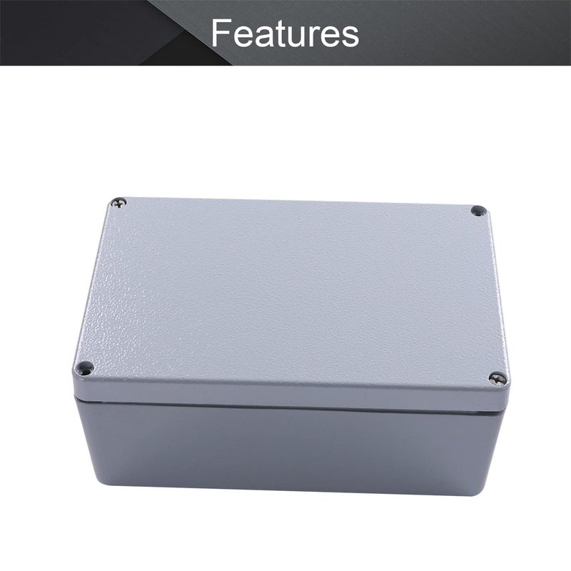Fielect Aluminum Enclosure Project Box Waterproof IP65 Metal Junction Box Universal Electrical Project Enclosure Box, 7.40" x 4.72" x 3.07" - Image 4